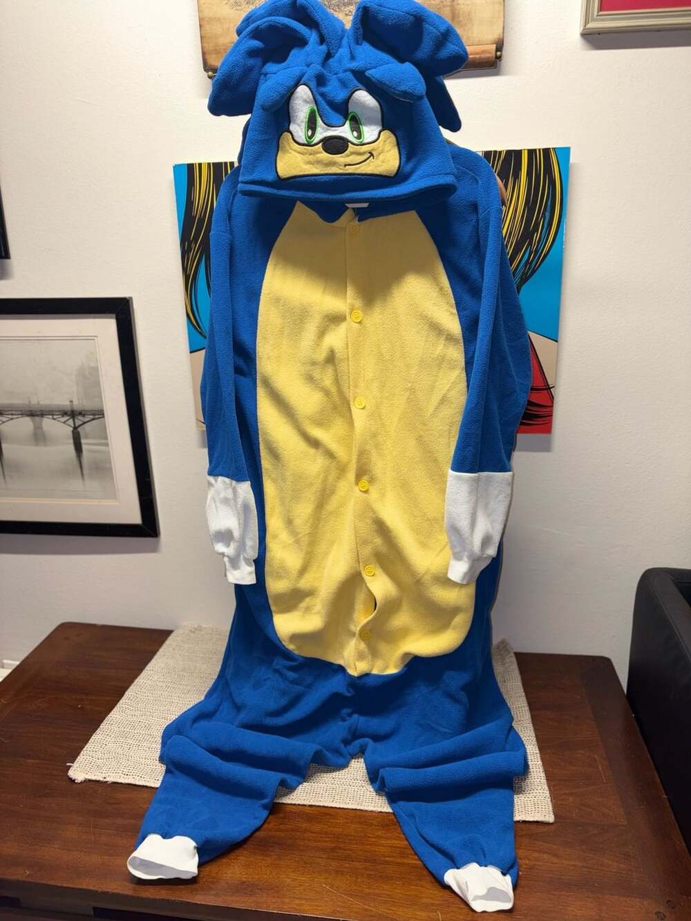 Sonic The Hedgehog Cosplay Size M Costume